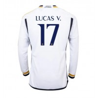 Real Madrid Lucas Vazquez #17 Replica Home Shirt 2023-24 Long Sleeve